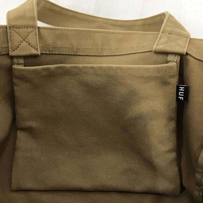 ハフ HUF トートバッグ トートバッグ キャンバス ロゴ、文字 ベージュ / ベージュ /  メンズ USED 古着 中古 10123000