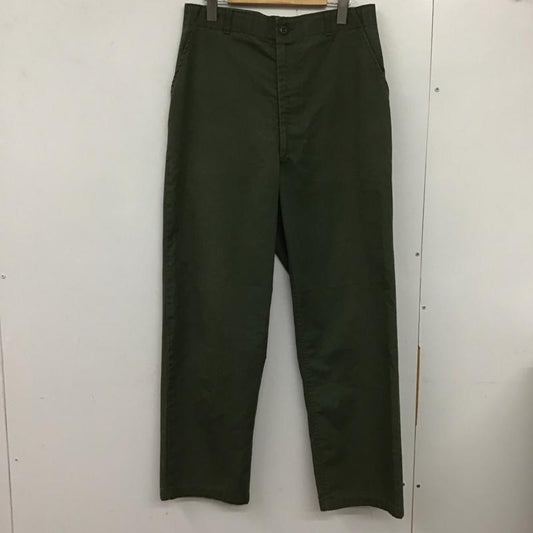 ミリタリー ミリタリー パンツ ワークパンツ、ペインターパンツ 34インチ 無地 カーキ / カーキ /  メンズ USED 古着 中古 10133089