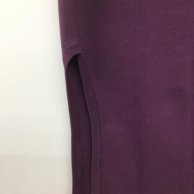 スライ SLY スカート ロングスカート 030DSY71-0110 SIDE SLIT MG M／SK ミドルゲージスカート 2 無地 紫 / パープル /  レディース USED 古着 中古 10140235