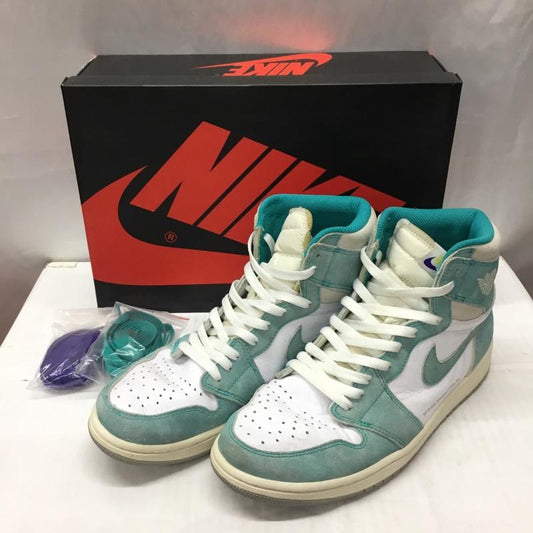 ナイキ NIKE スニーカー スニーカー 555088-311 AIR JORDAN 1 RETRO HIGH OG 28.5cm 箱有 28.5cm ロゴ、文字 白 / ホワイト / X 水色 / ライトブルー /  メンズ USED 古着 中古 10109201