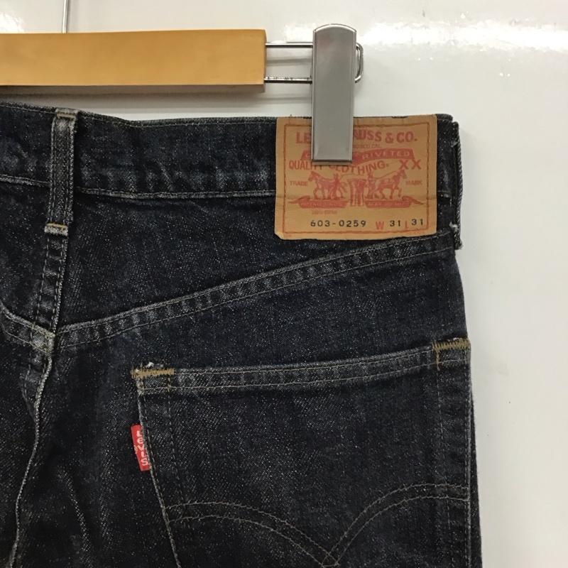 リーバイストラウスアンドコー Levi Strauss & co. パンツ デニム、ジーンズ デニムパンツ スリムパンツ カジュアルパンツ 88年 603 日本製 80s 31インチ 無地 インディゴ / インディゴ /  メンズ USED 古着 中古 10148387