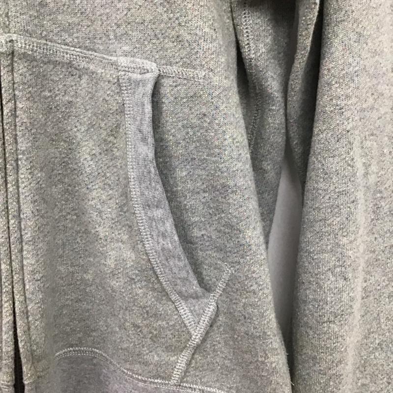 ナイキ NIKE パーカー 長袖 642888-063 フルジップフード M ロゴ、文字 灰 / グレー /  メンズ USED 古着 中古 10150565