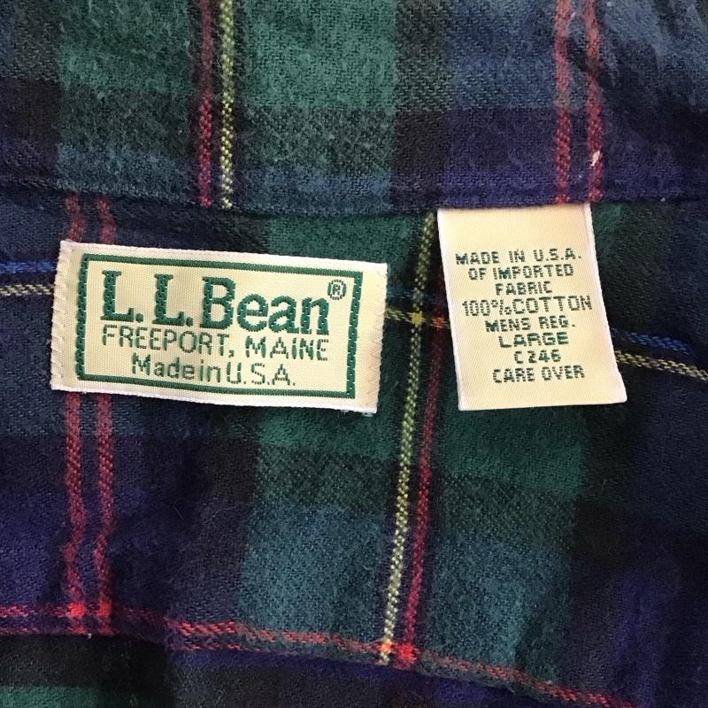 エルエルビーン L.L.Bean シャツ、ブラウス 長袖 長袖シャツ カラーシャツ ポケットシャツ 長袖カットソー チェックシャツ L チェック マルチカラー / マルチカラー /  メンズ USED 古着 中古 10124772