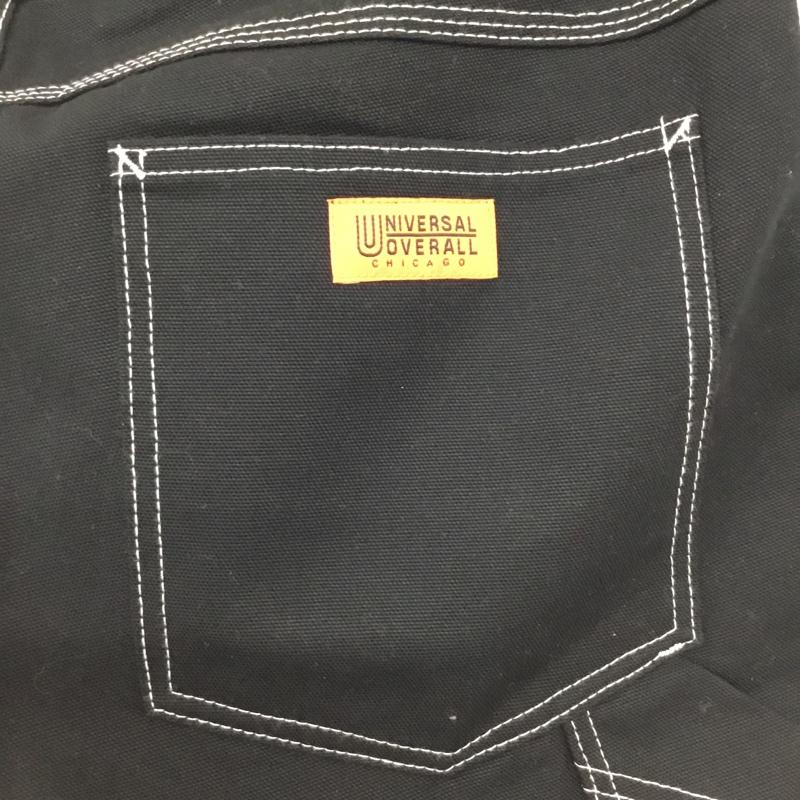 ユニバーサルオーバーオール UNIVERSAL OVERALL パンツ ワークパンツ、ペインターパンツ L 無地 黒 / ブラック /  メンズ USED 古着 中古 10109969