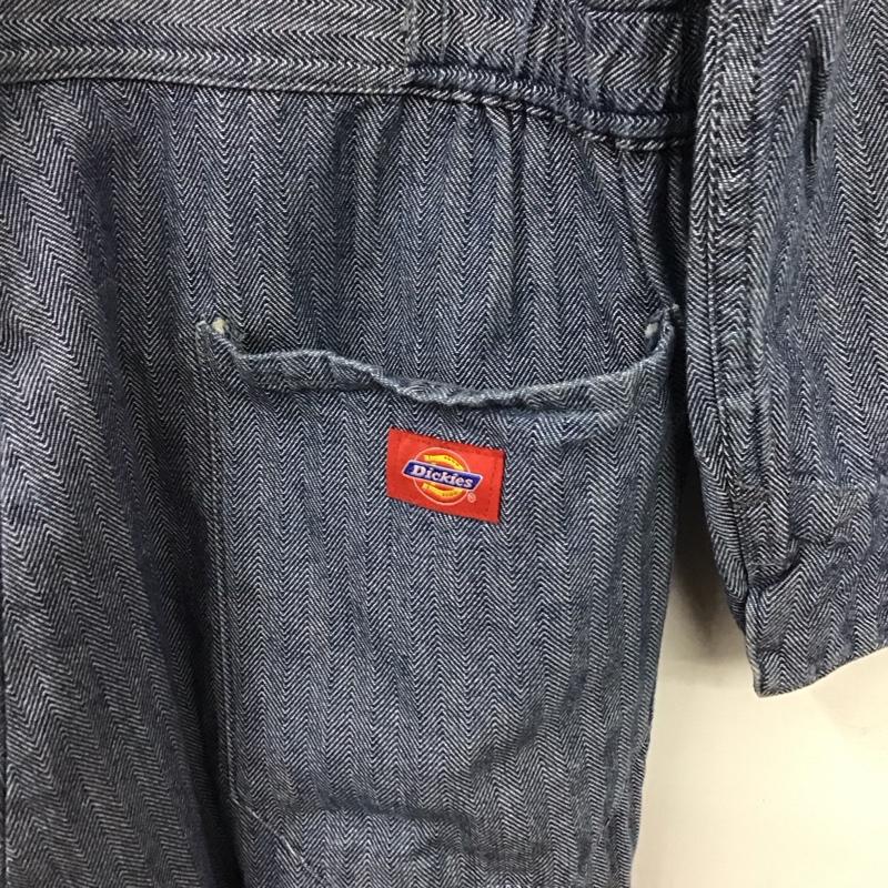 ディッキーズ Dickies ワンピース・ドレス・オールインワン ワンピース・ドレス・オールインワン W823474 長袖ツナギ 42 ロゴ、文字 青 / ブルー /  メンズ USED 古着 中古 10145968