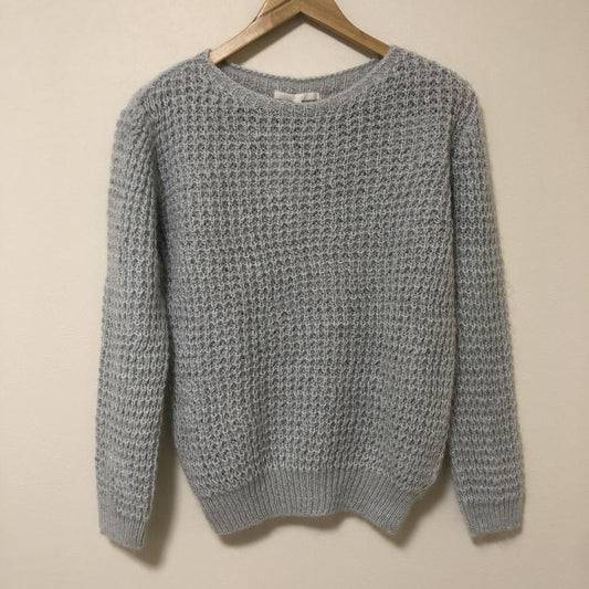 アナイ ANAYI ニット、セーター 長袖 38 無地 青 / ブルー /  レディース USED 古着 中古 10011202