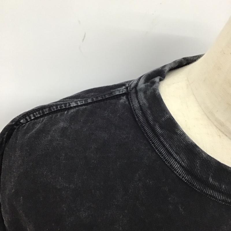 ゲス Guess Tシャツ 半袖 半袖カットソー プリントTシャツ クルーネックカットソー L ロゴ、文字 黒 / ブラック /  メンズ USED 古着 中古 10114656