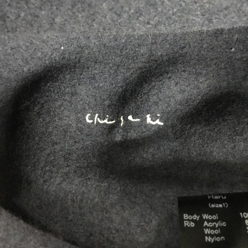 古着 USED 帽子 ニット帽 chisaki ロールキャップ HARU 無地 紺 / ネイビー /  レディース USED 古着 中古 10143990