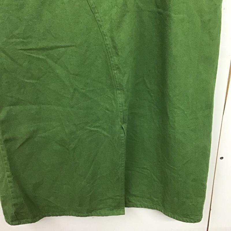 サマンサモスモス SM2 ジャンパースカート ジャンパースカート 2100493 アシメサロペットジャンスカ スリット FREE 無地 カーキ / カーキ /  レディース USED 古着 中古 10144365