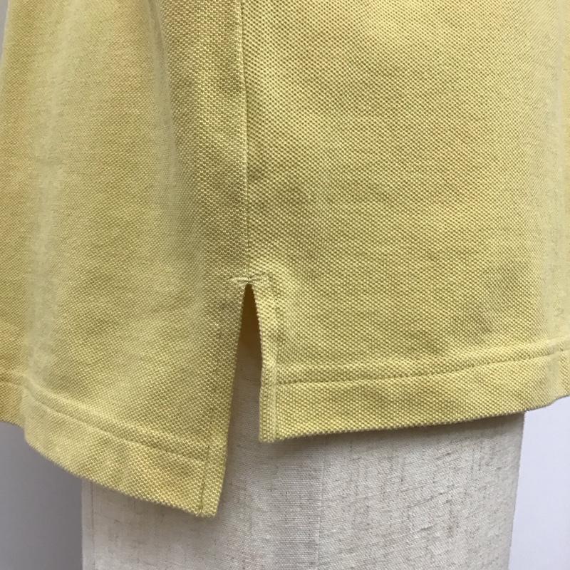 バズリクソンズ Buzz Rickson s ポロシャツ 半袖 半袖ポロシャツ カラーシャツ 半袖カットソー L ロゴ、文字 黄 / イエロー /  メンズ USED 古着 中古 10113105