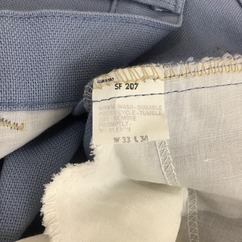 リーバイス Levi s パンツ スラックス W33 L34 81年 646 STA‐PREST 黒タブ 80s 33インチ 無地 水色 / ライトブルー /  メンズ USED 古着 中古 10118132