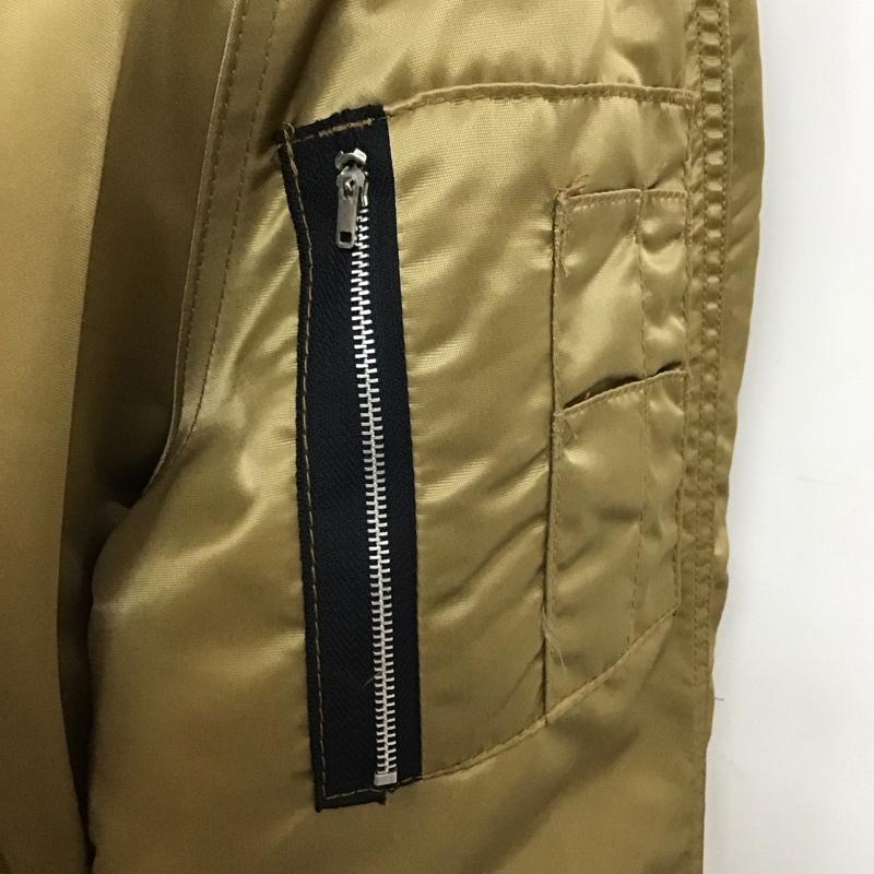 古着 USED ジャケット、上着 ジャケット、ブレザー n3b ジップアップジャケット ミリタリージャケット アウター M ロゴ、文字 金 / ゴールド /  メンズ USED 古着 中古 10119136