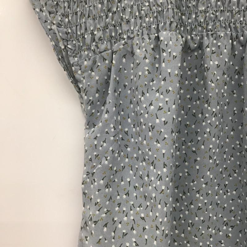 エヘカソポ ehka sopo カットソー 半袖 FREE 総柄 水色 / ライトブルー /  レディース USED 古着 中古 10141560