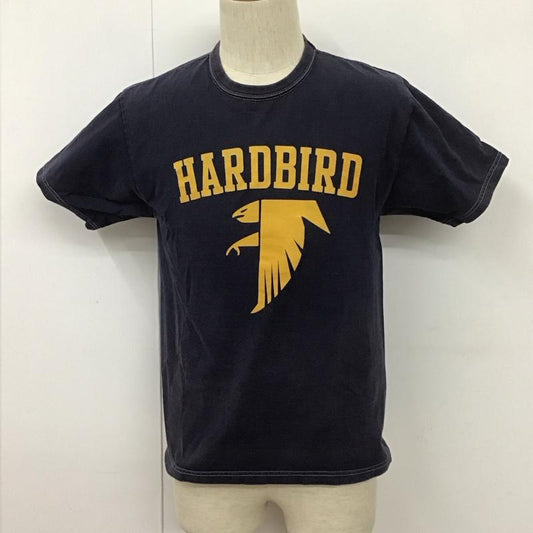 ハードバード HARD BIRD Tシャツ 半袖 クルーネック プリント ロゴ、文字 紺 / ネイビー /  メンズ USED 古着 中古 10111857