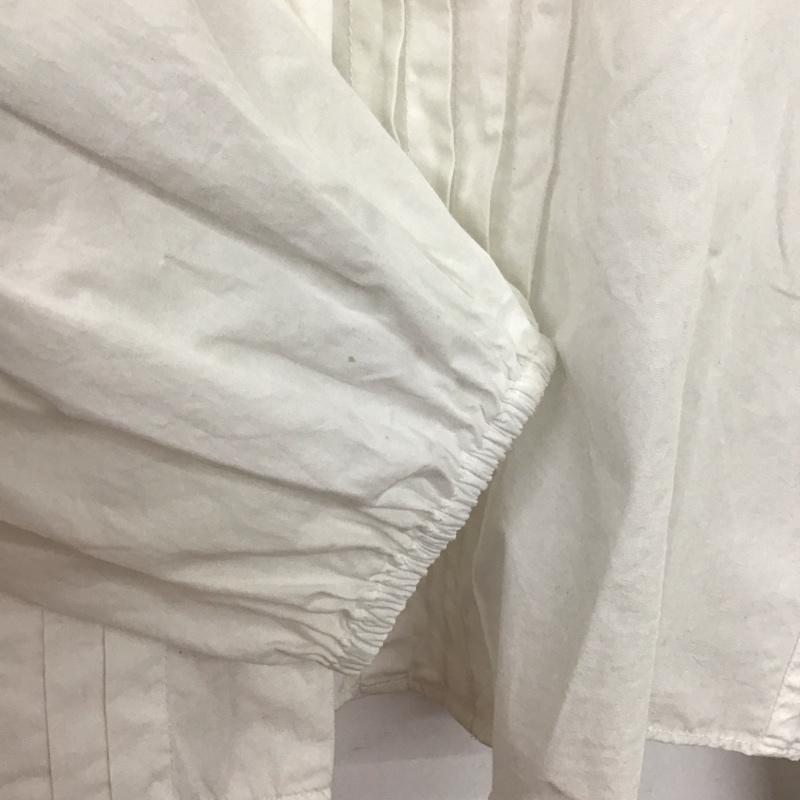 ザラ ZARA シャツ、ブラウス 長袖 M 無地 白 / ホワイト /  レディース USED 古着 中古 10149810