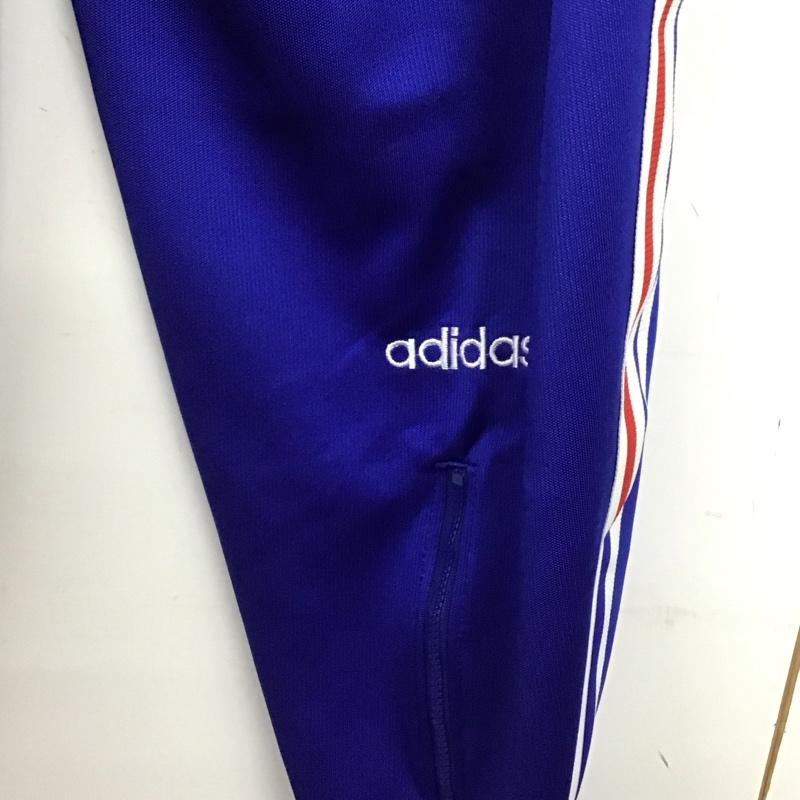 アディダス adidas パンツ ワークパンツ、ペインターパンツ ワイドパンツ カジュアルパンツ ワークパンツ ジャージ 0 ロゴ、文字 青 / ブルー /  メンズ USED 古着 中古 10146478