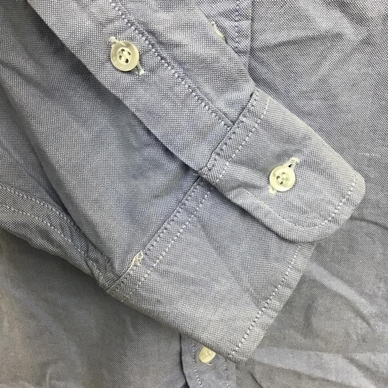 古着 USED シャツ、ブラウス 長袖 長袖シャツ カラーシャツ ダウンシャツ duckhead 90s XL ロゴ、文字 水色 / ライトブルー /  メンズ USED 古着 中古 10105545