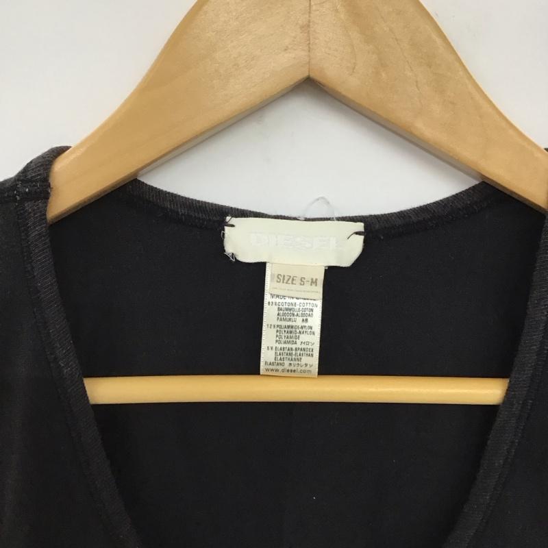 ディーゼル DIESEL タンクトップ タンクトップ M ロゴ、文字 黒 / ブラック /  メンズ USED 古着 中古 10140981