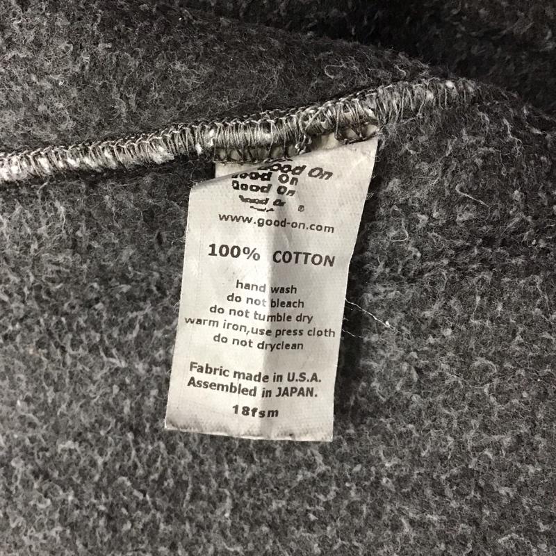 グッドオン Good On パーカー 長袖 L 無地 チャコールグレー / チャコールグレー /  メンズ USED 古着 中古 10108095