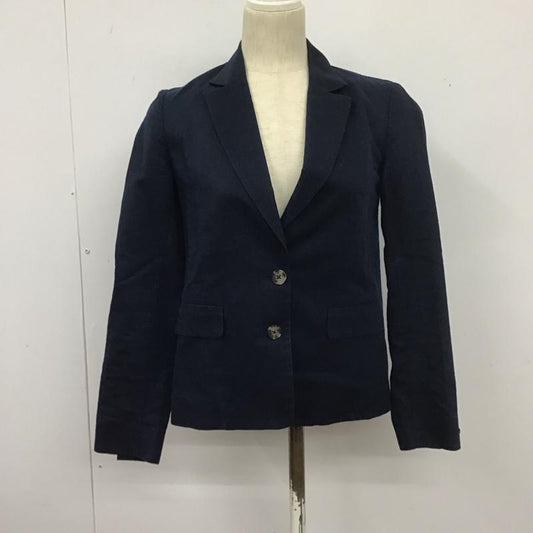 トミーヒルフィガー TOMMY HILFIGER ジャケット、上着 ジャケット、ブレザー カジュアルジャケット アウター カラージャケット 2 無地 紺 / ネイビー /  レディース USED 古着 中古 10126946