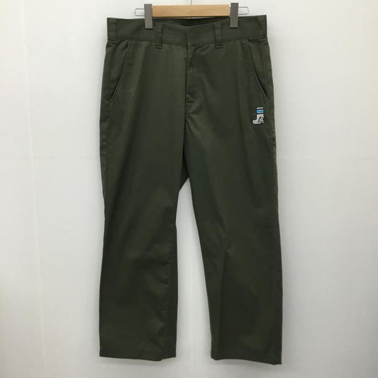 マジカルモッシュミスフィッツ MxMxM パンツ ワークパンツ、ペインターパンツ 32インチ ロゴ、文字 緑 / グリーン /  メンズ USED 古着 中古 10134730
