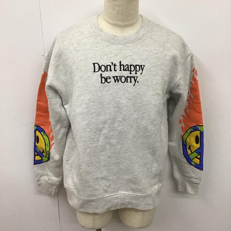 チャイナタウンマーケット CHINATOWN MARKET トレーナー 長袖 長袖 M プリント 灰 / グレー /  メンズ USED 古着 中古 10123882