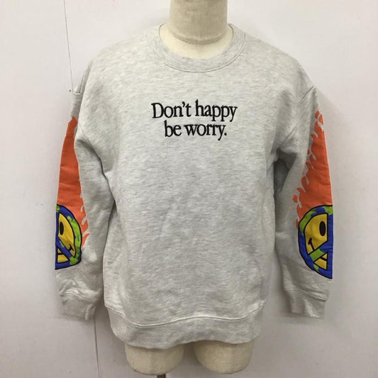 チャイナタウンマーケット CHINATOWN MARKET トレーナー 長袖 長袖 M プリント 灰 / グレー /  メンズ USED 古着 中古 10123882