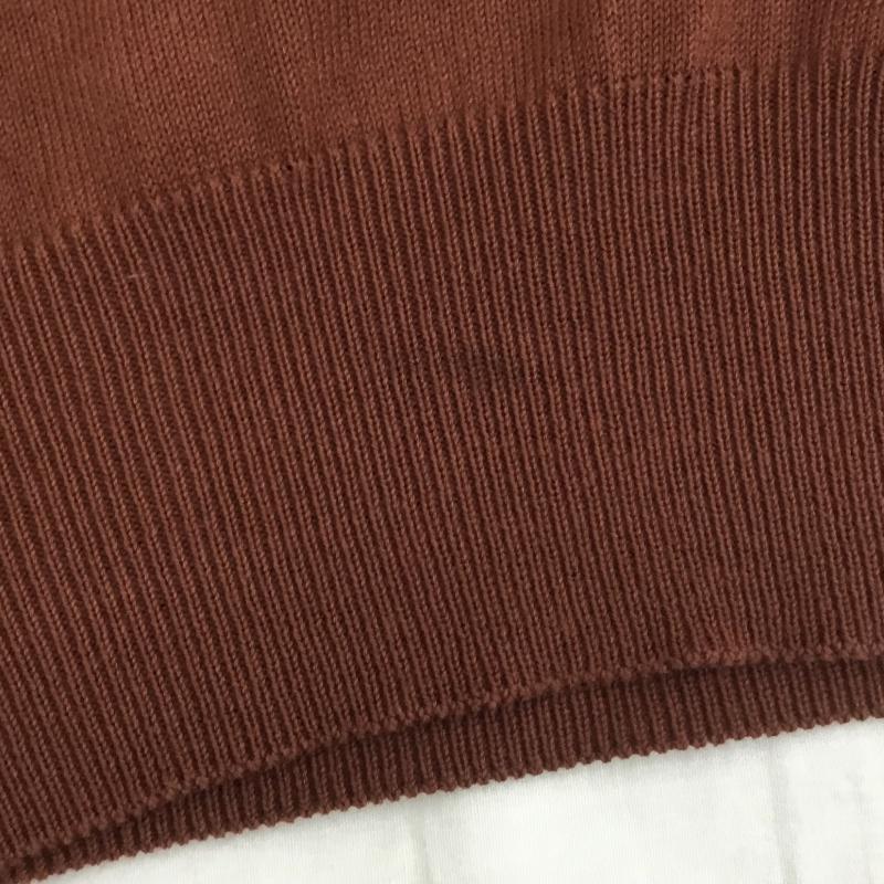 メゾン マルジェラ Maison Margiela ニット、セーター 長袖 16AW エルボーパッチニット S 無地 茶 / ブラウン /  メンズ USED 古着 中古 10113091