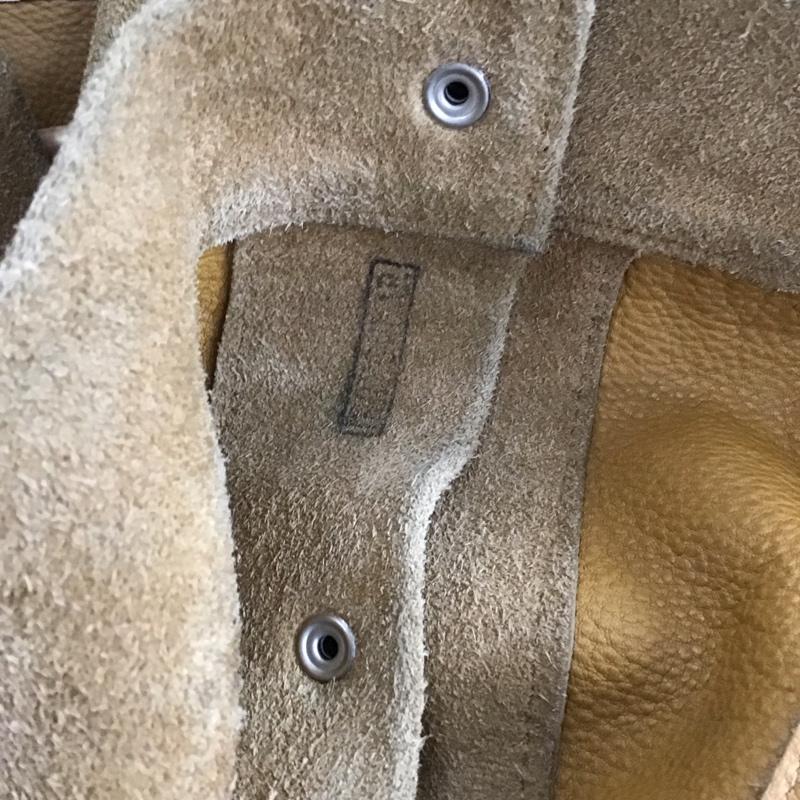 リーバイス Levi s ジャケット、上着 ジャケット、ブレザー レザージャケット ボタンジャケット アウター 99年 復刻 36 ロゴ、文字 ベージュ / ベージュ /  メンズ USED 古着 中古 10141656