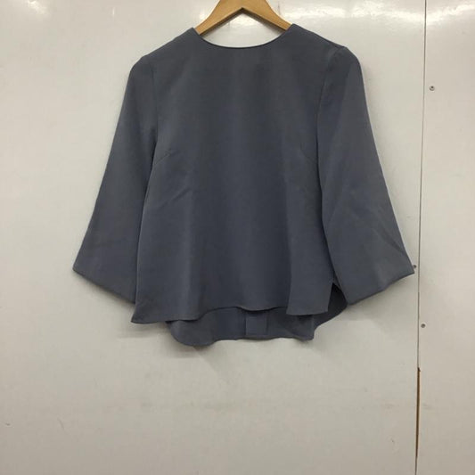 ロペピクニック ROPE  PICNIC カットソー 七分袖 38 無地 水色 / ライトブルー /  レディース USED 古着 中古 10137222