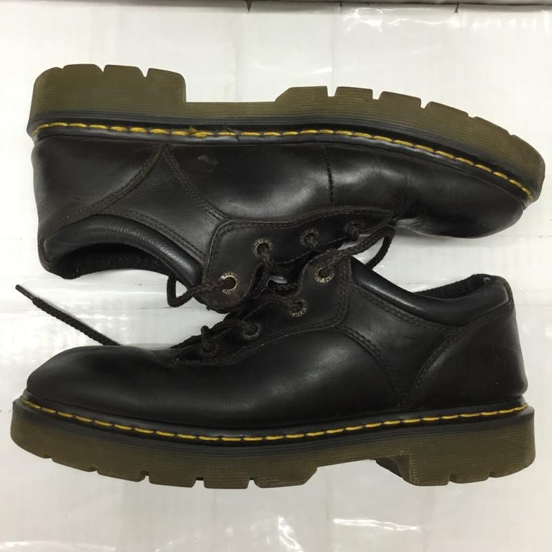 ドクターマーチン Dr.Martens 革靴 革靴 AW004 UK9 US：10 ロゴ、文字 ダークブラウン / ダークブラウン /  メンズ USED 古着 中古 10111231