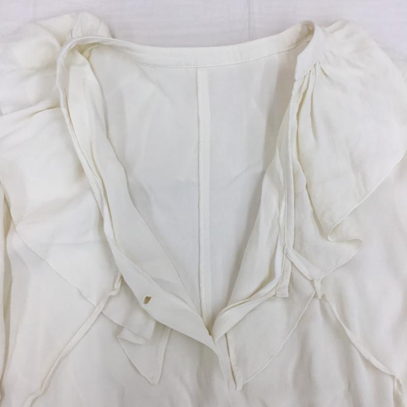 ローリーズファーム LOWRYS FARM シャツ、ブラウス 半袖 LF622140TS FREE 無地 アイボリー / アイボリー /  レディース USED 古着 中古 10141847