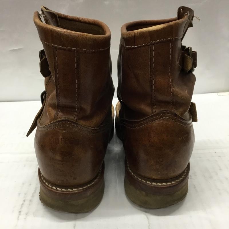 チペワ Chippewa ブーツ エンジニアブーツ L97880 レザー ロゴ、文字 茶 / ブラウン /  メンズ USED 古着 中古 10106646