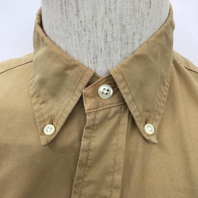 ラルフローレン RALPHLAUREN シャツ、ブラウス 長袖 長袖シャツ カラーシャツ 長袖カットソー ボタンダウンシャツ S ロゴ、文字 ベージュ / ベージュ /  メンズ USED 古着 中古 10107318