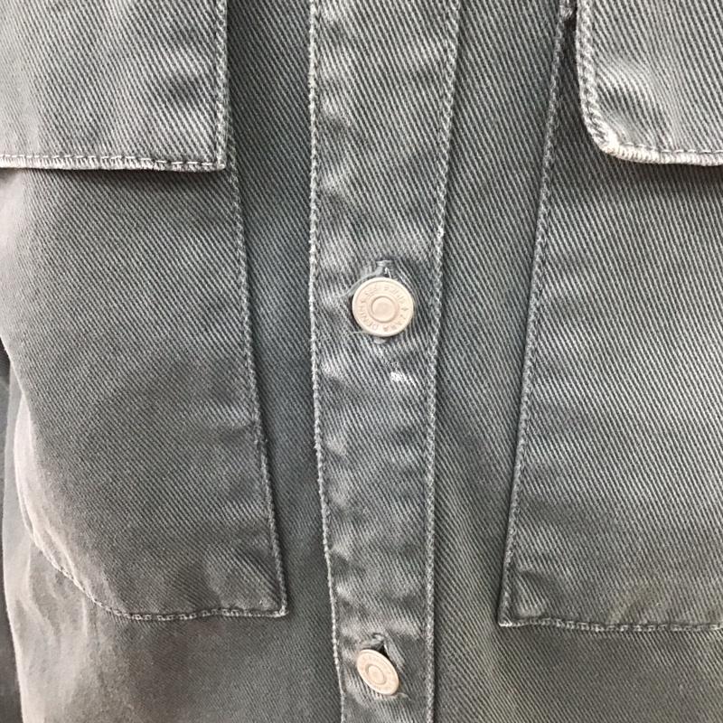 ザラ ZARA シャツ、ブラウス 長袖 長袖シャツ 無地シャツ カラーシャツジャケット XL 無地 カーキ / カーキ /  メンズ USED 古着 中古 10126254