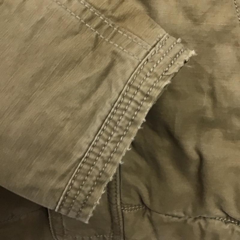 アメリカンイーグルアウトフィッターズ AMERICANEAGLEOUTFITTERS ジャケット、上着 ジャケット、ブレザー ジップアップジャケット アウター ミリタリージャケット L 無地 茶 / ブラウン /  メンズ USED 古着 中古 10141485