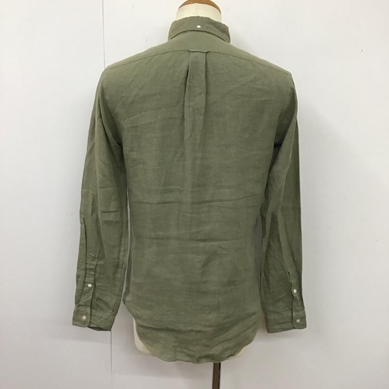 ラルフローレン ラグビー RALPH LAUREN RUGBY シャツ、ブラウス 長袖 長袖シャツ カラーシャツ ポケットシャツ 長袖カットソー XS 無地 カーキ / カーキ /  メンズ USED 古着 中古 10114634