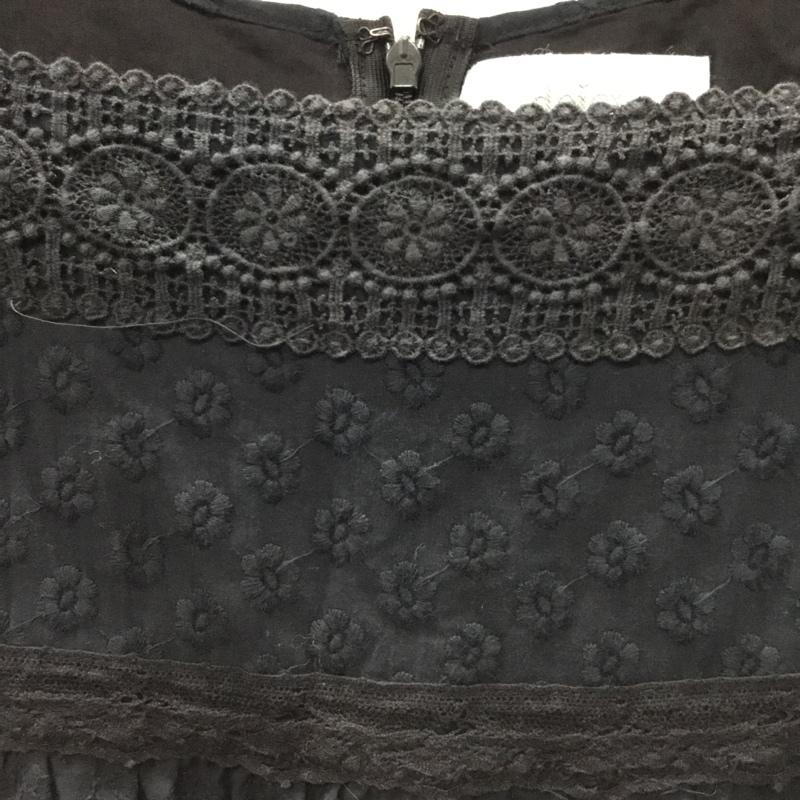 デイシー DEICY ワンピース ミニスカート レース 刺繍 FREE 刺繍 黒 / ブラック /  レディース USED 古着 中古 10118158