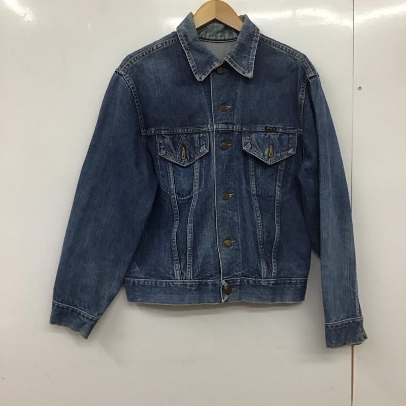 ラングラー Wrangler ジャケット、上着 ジャケット、ブレザー デニムジャケット Gジャン アウター カジュアルジャケット 40 無地 インディゴ / インディゴ /  メンズ USED 古着 中古 10131217