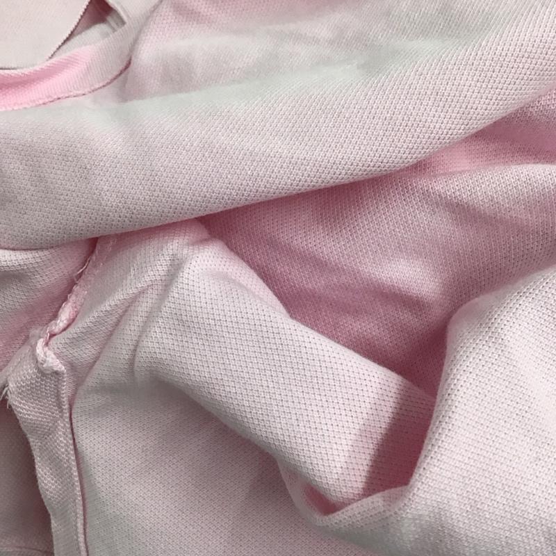 ポロバイラルフローレン Polo by RALPH LAUREN ポロシャツ 半袖 半袖 L ロゴ、文字 桃 / ピンク /  メンズ USED 古着 中古 10141471