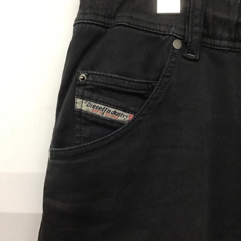 ディーゼル DIESEL パンツ デニム、ジーンズ スリムパンツ ストレッチパンツ カジュアルパンツ 34インチ 無地 黒 / ブラック /  メンズ USED 古着 中古 10145986