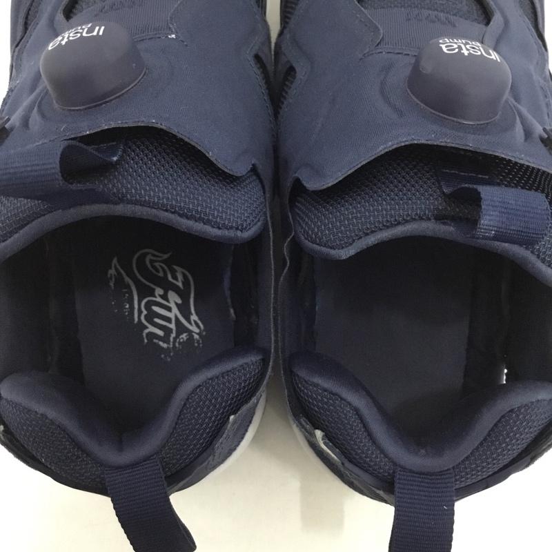 リーボック Reebok スニーカー スニーカー DV6986 INSTAPUMP FURY OG 26cm 26.0cm ロゴ、文字 紺 / ネイビー / X 白 / ホワイト /  メンズ USED 古着 中古 10145453