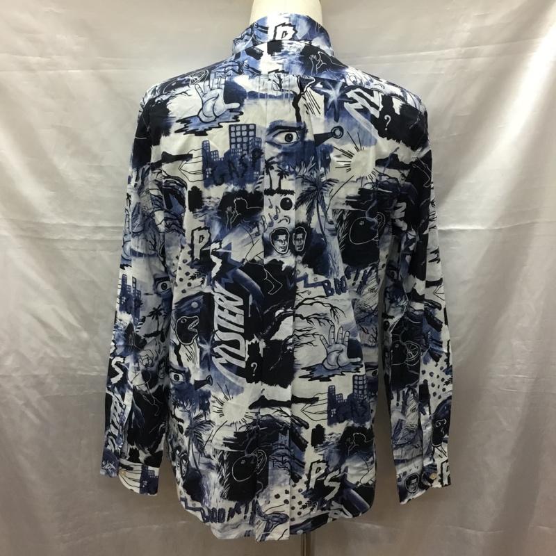ポールスミス Paul Smith シャツ、ブラウス 長袖 パルプコミック 長袖シャツ 総柄プリントシャツ カラーシャツ 長袖カットソー L プリント マルチカラー / マルチカラー /  メンズ USED 古着 中古 10120682