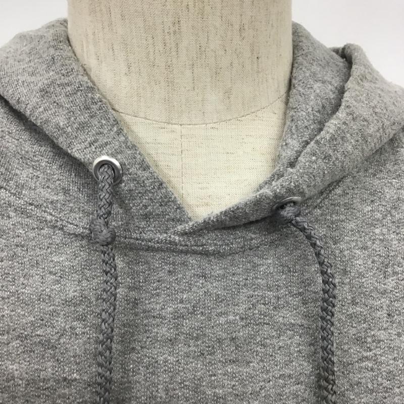 ジャージーズ JERZEES パーカー 長袖 L 無地 X プリント 灰 / グレー /  メンズ USED 古着 中古 10106066