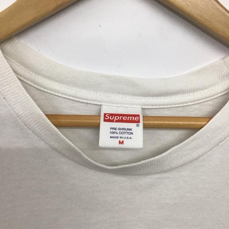 シュプリーム Supreme Tシャツ 半袖 2017fw OneZillionDollarTシャツ プリントTシャツ L プリント 白 / ホワイト /  メンズ USED 古着 中古 10147357