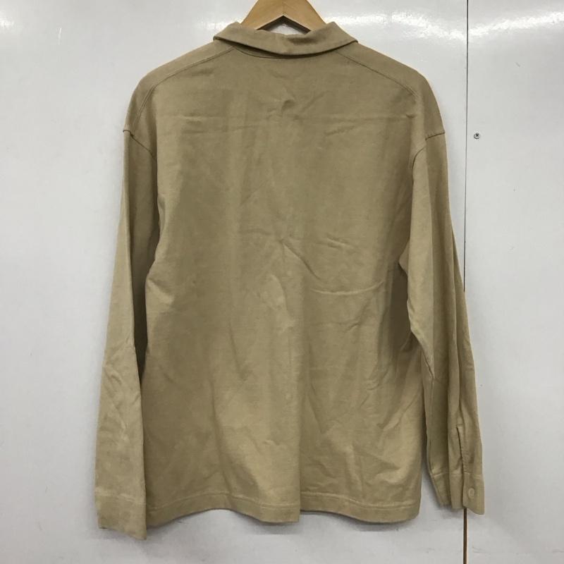 アーバンリサーチドアーズ URBAN RESEARCH DOORS ポロシャツ 長袖 長袖ポロシャツ 長袖カットソー カラーシャツ 40 無地 ベージュ / ベージュ /  メンズ USED 古着 中古 10143689