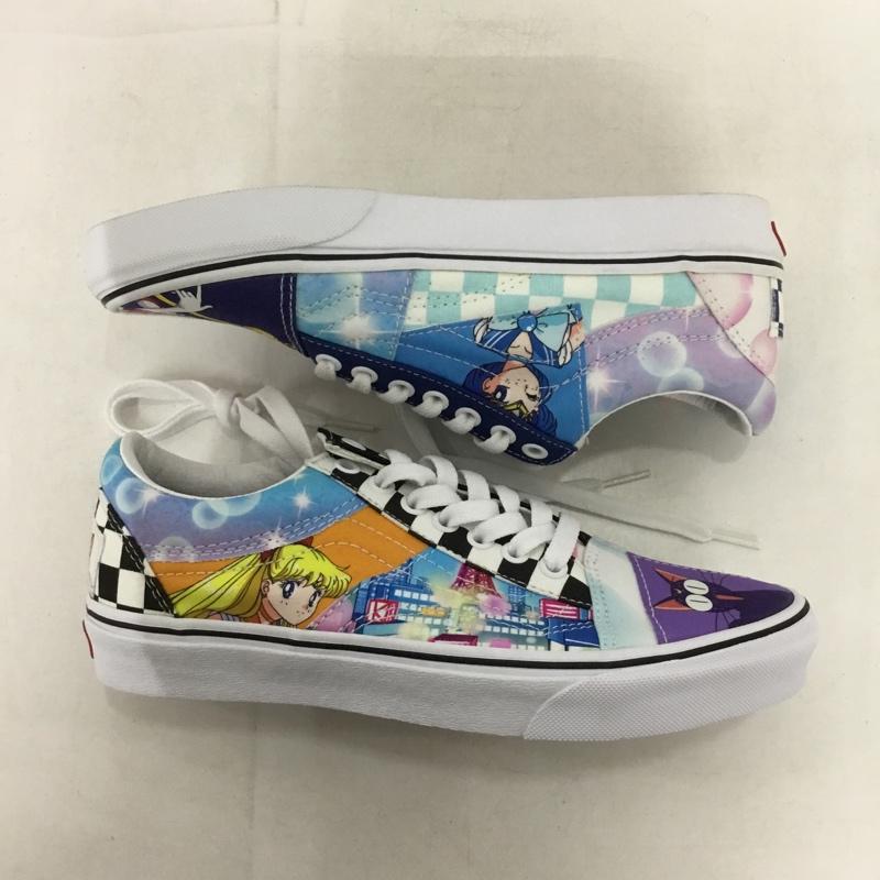バンズ VANS スニーカー スニーカー オールドスクールパッチワーク 美少女戦士セーラームーン 箱有 24.5cm 24.5cm キャラクター マルチカラー / マルチカラー /  レディース USED 古着 中古 10149888