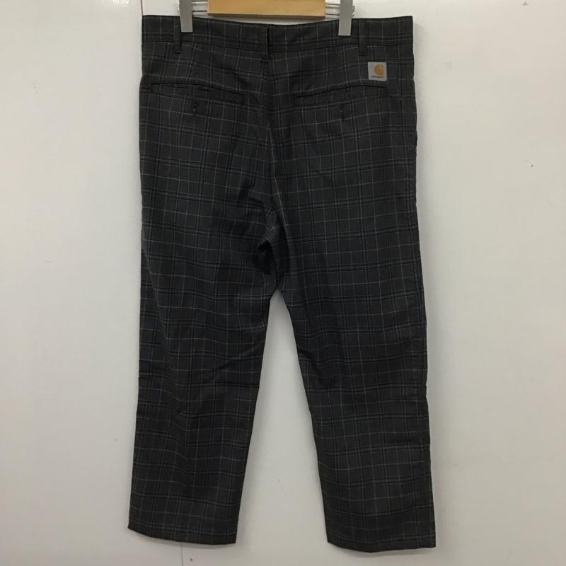 カーハート Carhartt パンツ スラックス スラックスパンツ ワイドパンツ カジュアルパンツ センタータックパンツ 34 チェック マルチカラー / マルチカラー /  メンズ USED 古着 中古 10112738