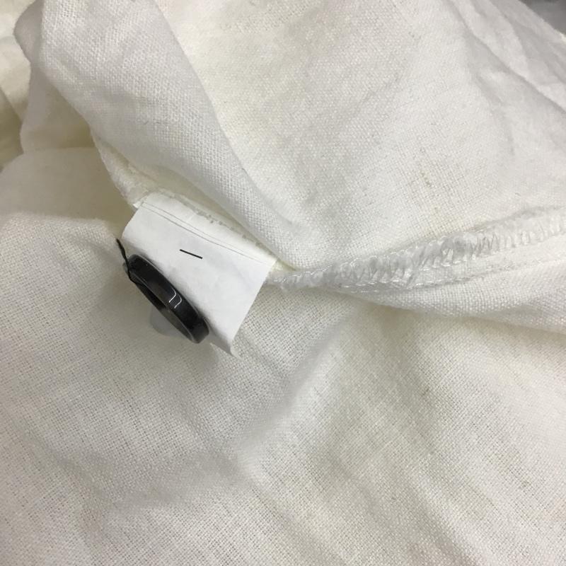 ザラ ZARA シャツ、ブラウス 半袖 M 無地 オフホワイト / オフホワイト /  レディース USED 古着 中古 10105892