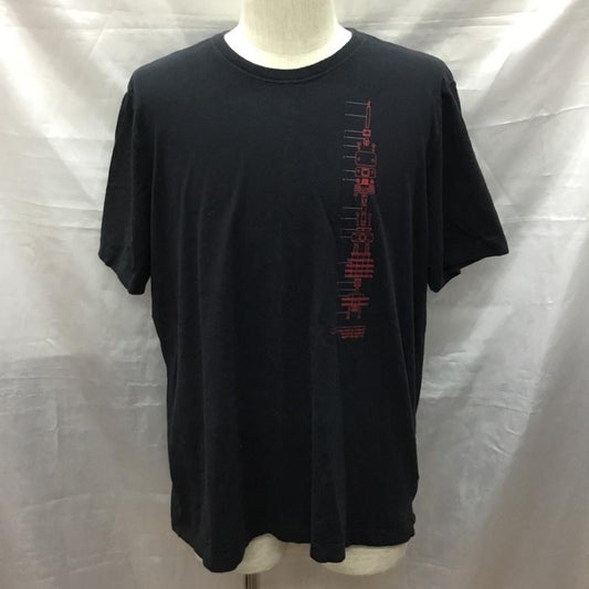 アークテリクス ARC TERYX Tシャツ 半袖 半袖カットソー プリントTシャツ クルーネックカットソー L プリント 黒 / ブラック /  メンズ USED 古着 中古 10117089